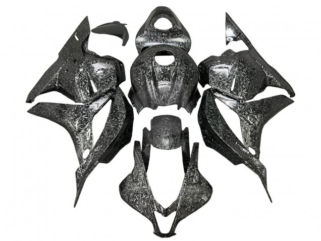 Carenagens Moto Honda CBR600RR 2009-2012 - Preto Forjado Fibra de Carbono