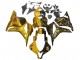 Carenagens Moto Honda CBR600RR 2009-2012 - Ouro Preto Brilhante