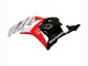 Carenagem Moto Honda CBR600RR 2009-2012 - Branco Vermelho Preto Brilhante