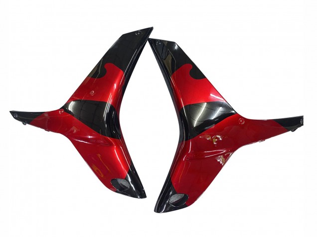 Carenagens Moto Honda CBR600RR 2009-2012 - Vermelho Preto Brilhante