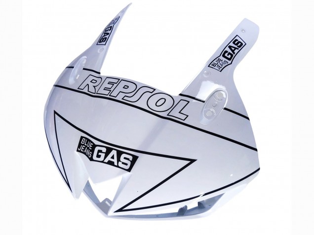 Carenagens Moto Honda CBR600RR 2013-2023 - Branco Preto Brilhante Repsol