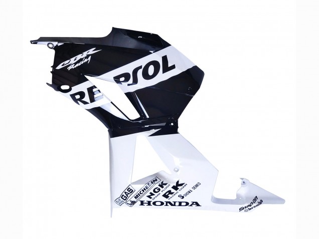 Carenagens Moto Honda CBR600RR 2013-2023 - Branco Preto Brilhante Repsol