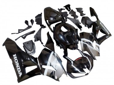 Carenagens Moto Honda CBR600RR 2013-2026 - Prata Preto Brilhante