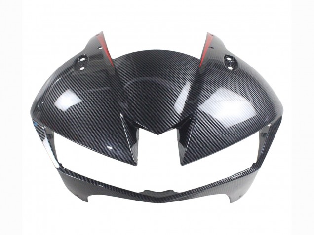 Carenagens Moto Honda CBR600RR 2013-2023 - Preto Fibra de Carbono Vermelho