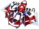 Carenagens Moto Honda CBR600RR 2013-2026 - Branco Vermelho Azul HRC