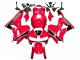 Carenagens Moto Honda CBR600RR 2013-2026 - Vermelho Branco Preto