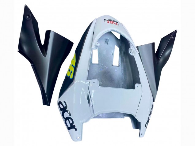 Carenagens Moto Kawasaki ZX10R 2004-2005 - Azul Brilhante Branco Fiat Motul