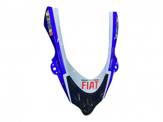 Carenagens Moto Kawasaki ZX10R 2004-2005 - Azul Brilhante Branco Fiat Motul