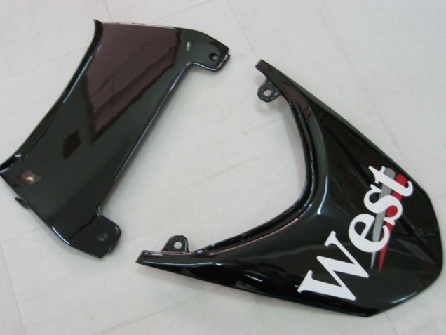 Carenagens Moto Kawasaki ZX10R 2004-2005 - Branco Preto West Ninja