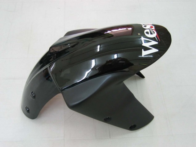 Carenagens Moto Kawasaki ZX10R 2004-2005 - Branco Preto West Ninja