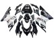 Carenagens Moto Kawasaki ZX10R 2004-2005 - Branco Preto West Ninja