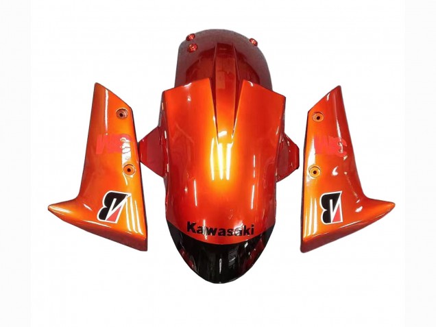 Carenagens Moto Kawasaki ZX10R 2004-2005 - Burnt Laranja Preto Monstro Elf