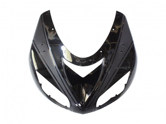 Carenagens Moto Kawasaki ZX10R 2006-2007 - Preto Fosco Preto Brilhante