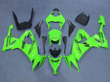Carenagem Moto Kawasaki ZX10R 2008-2010 - Verde Preto