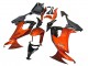 Carenagens Moto Kawasaki ZX10R 2008-2010 - Burnt Laranja Preto