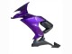 Carenagens Moto Kawasaki ZX10R 2008-2010 - Roxo Preto