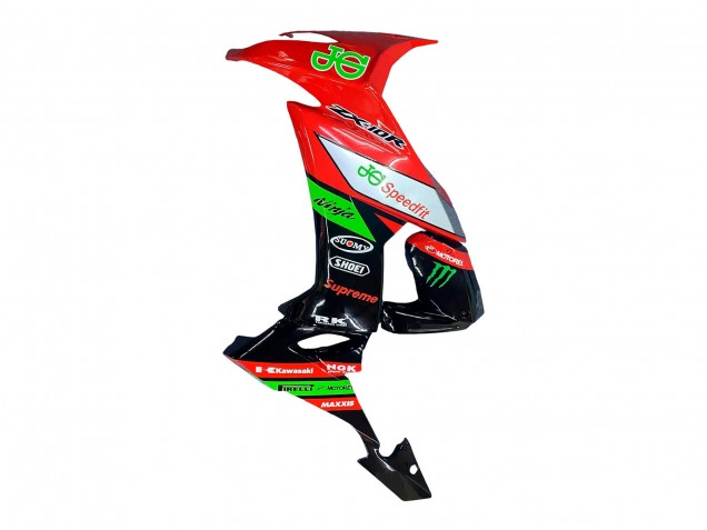 Carenagens Moto Kawasaki ZX10R 2008-2010 - Vermelho Verde Preto