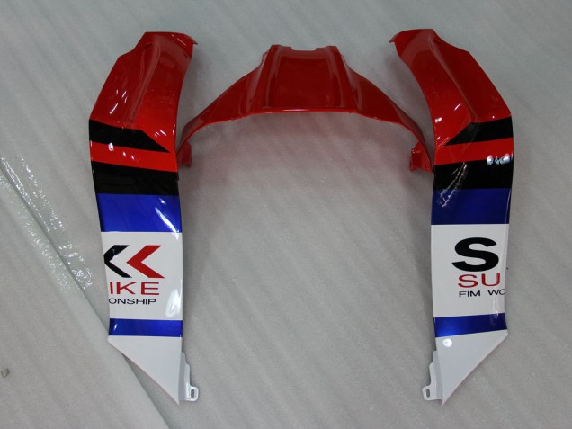 Carenagens Moto Kawasaki ZX10R 2011-2015 - Branco Azul Vermelho Preto SBK Maxxis