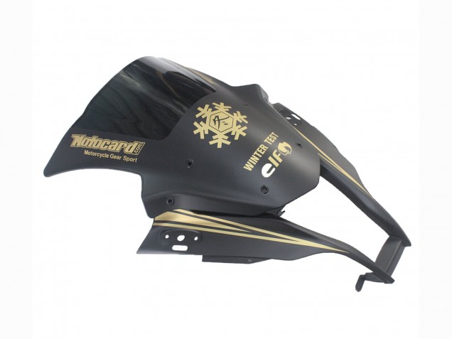 Carenagens Moto Kawasaki ZX10R 2011-2015 - Preto Fosco Ouro Neve Elf