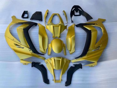 Carenagens Moto Kawasaki ZX10R 2011-2015 - Ouro Preto