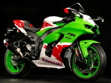 Carenagens Moto Kawasaki ZX10R 2021-2025 - Branco Verde Vermelho