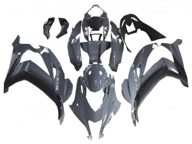 Carenagens Moto Kawasaki ZX10R 2021-2025 - Cinzento Preto