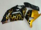 Carenagens Moto Kawasaki ZX14R ZZR1400 2006-2011 - Preto Brilhante Ouro Chama
