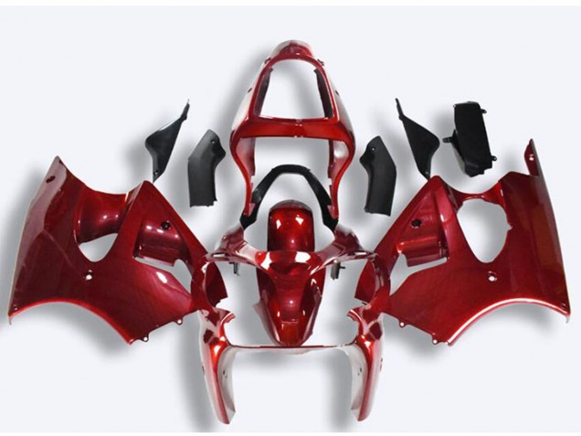 Carenagens Moto Kawasaki ZX6R 2000-2002 - Vermelho