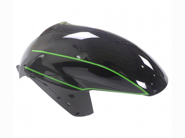 Carenagens Moto Kawasaki ZX14R ZZR1400 2012-2024 - Verde Preto Brilhante Listra