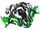 Kits Carenagem Moto Kawasaki ZX14R ZZR1400 2012-2024 - Verde Preto Brilhante
