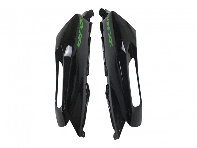 Kits Carenagem Moto Kawasaki ZX14R ZZR1400 2012-2024 - Verde Preto Brilhante