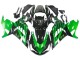 Kits Carenagem Moto Kawasaki ZX14R ZZR1400 2012-2024 - Verde Preto Brilhante