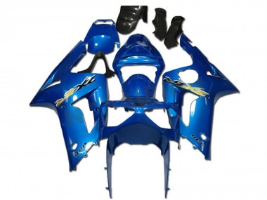 Carenagens Moto Kawasaki ZX6R 2003-2004 - Verde Branco Preto Silkolene