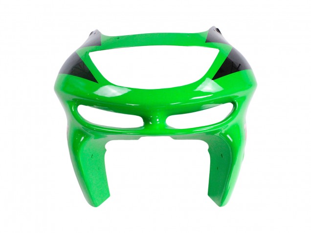 Carenagens Moto Kawasaki ZX6R 1998-1999 - Verde Branco Preto Brilhante