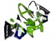 Carenagens Moto Kawasaki ZX6R 1998-1999 - Verde Branco Azul Prata Preto Brilhante