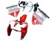 Carenagens Moto Kawasaki ZX6R 2000-2002 - Branco Vermelho Preto