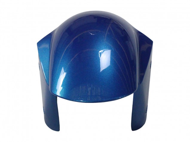 Carenagens Moto Kawasaki ZX6R 2003-2004 - Azul Branco Vermelho Tubarão