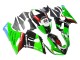 Carenagens Moto Kawasaki ZX6R 2005-2006 - Verde Vermelho Preto Elf 66