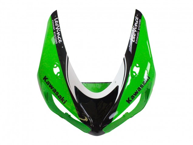 Carenagens Moto Kawasaki ZX6R 2005-2006 - Verde Vermelho Preto Elf 66