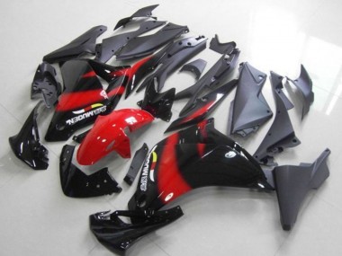 Carenagem Moto Honda CBR250RR 2011-2015 - Preto Brilhante Vermelho