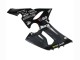 Carenagens Moto Kawasaki ZX6R 2005-2006 - Cinzento Escuro Preto