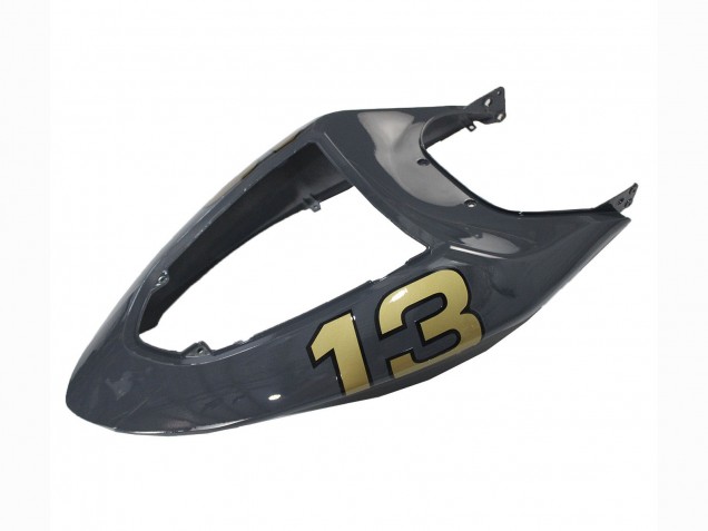Carenagens Moto Kawasaki ZX6R 2005-2006 - Cinzento Escuro Preto