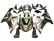 Carenagens Moto Kawasaki ZX6R 2005-2006 - Preto Prata Verde Vermelho K-26