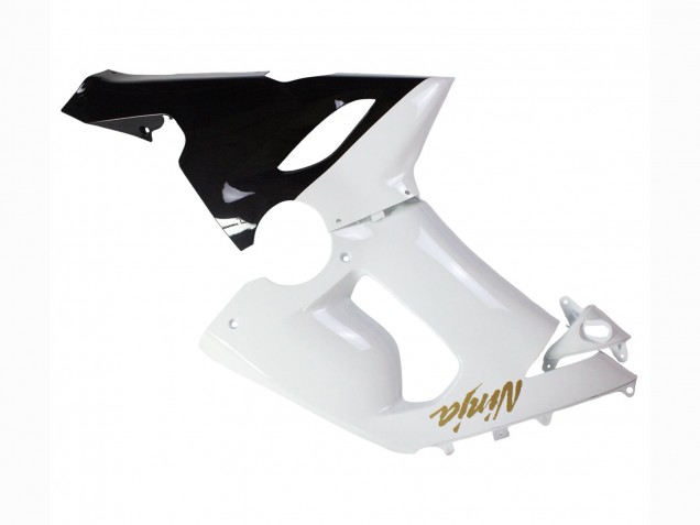 Carenagens Moto Kawasaki ZX6R 2005-2006 - Branco Preto Ouro Ninja