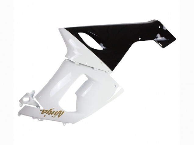 Carenagens Moto Kawasaki ZX6R 2005-2006 - Branco Preto Ouro Ninja