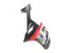 Carenagens Moto Kawasaki ZX6R 2007-2008 - Preto Branco Vermelho Branco Neve Decal Ninja Elf