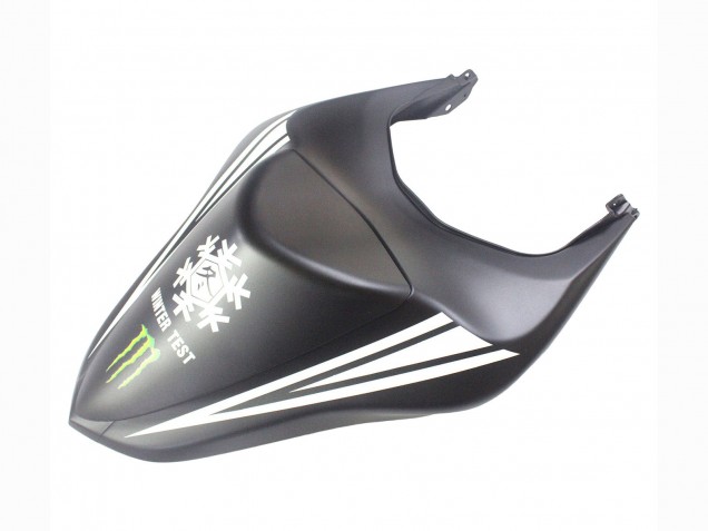 Carenagens Moto Kawasaki ZX6R 2007-2008 - Preto Branco Vermelho Branco Neve Decal Ninja Elf