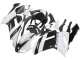 Carenagem Moto Kawasaki ZX6R 2007-2008 - Branco Preto