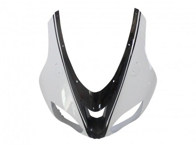 Carenagem Moto Kawasaki ZX6R 2007-2008 - Branco Preto