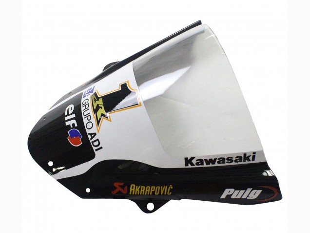 Carenagens Moto Kawasaki ZX6R 2009-2012 - Verde Preto Brilhante Amarelo Branco Vermelho Elf Monstro